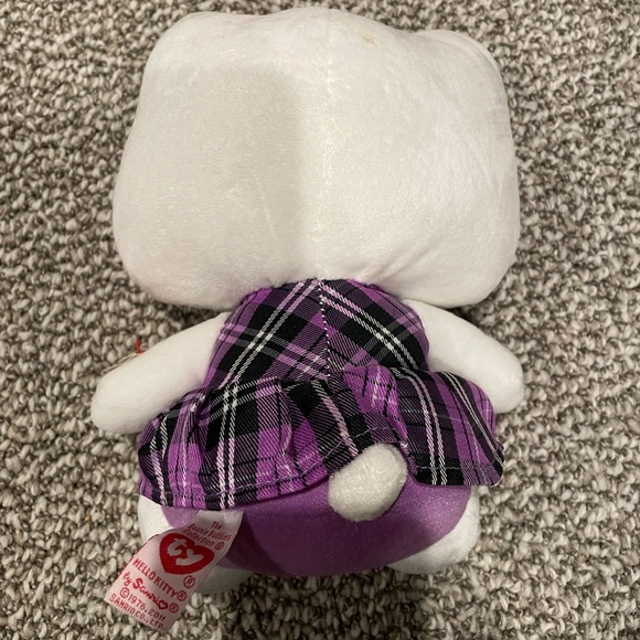 Sanrio Hello Kitty Plaid Dress 6” Plush - Picture 2 of 3